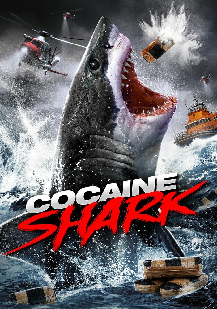 Кокаиновая акула (2023) постер